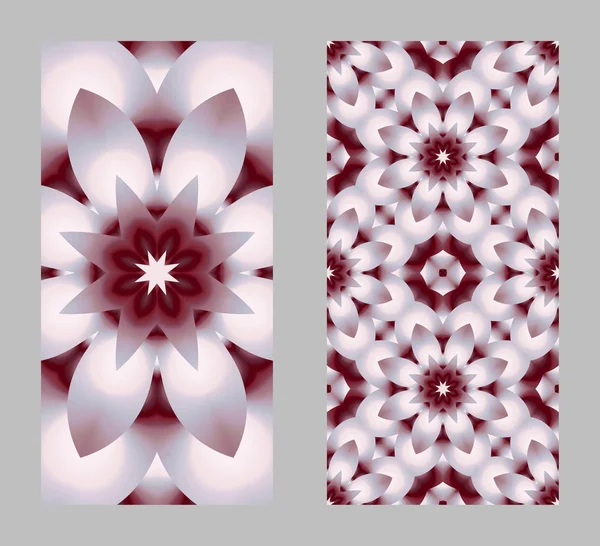 Cubierta del teléfono móvil de nuevo con hermoso patrón en diseño fractal — Foto de Stock