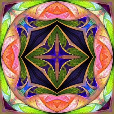 Çok güzel renkli çiçek deseni. Staine için kullanabilirsin.