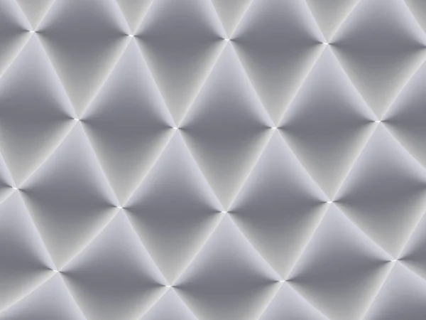 Rhombuses brancos e cinzentos claros decorados em 3D em um patte repetitivo — Fotografia de Stock