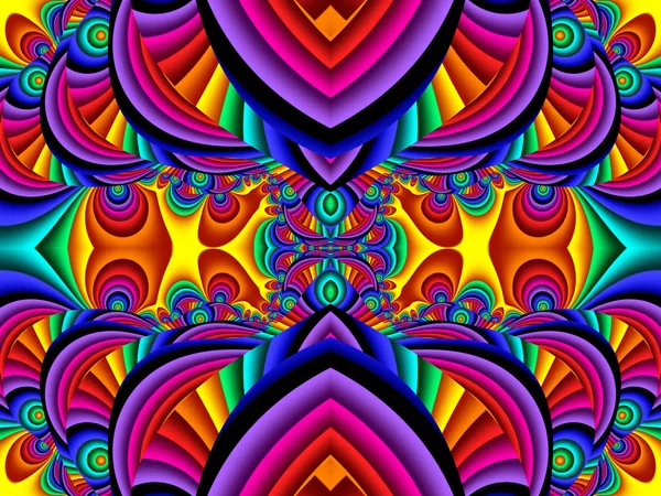 Fabulous multicolored pattern. You can use it for invitations, n — Stock Photo, Image