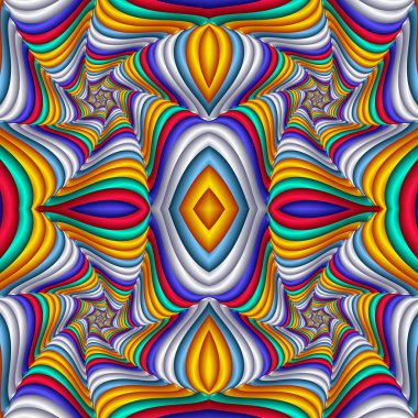 Çok renkli Seamless soyut şenlikli canlı modeli. Kiremitli etnik