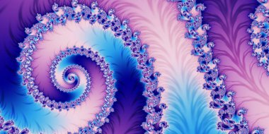 Spiral desenli muhteşem yatay arka plan. Sen