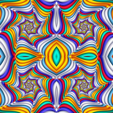 Çok renkli Seamless soyut şenlikli canlı modeli. Kiremitli etnik