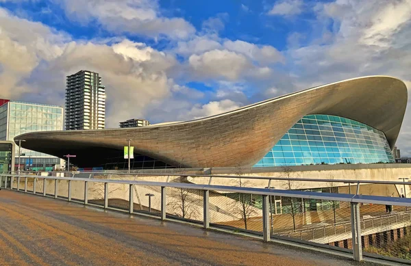 Londen, Verenigd Koninkrijk - 20 december 2019: The Aquatics Centre — Stockfoto