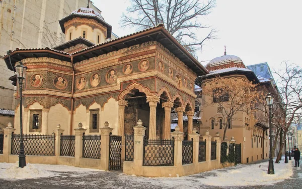 Bucarest Rumania Enero 2019 Monasterio Mujer Bucarest Stavropol Nombre Del —  Fotos de Stock