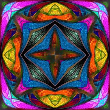 Çok güzel renkli çiçek deseni. Vitray pencere, fayans, mozaik, seramik, defter kılıfları, telefon kılıfı, kartpostallar, duvar kağıtları için kullanabilirsiniz. Yaratıcı tasarım ve sanat eserleri.