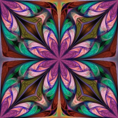 Çok güzel renkli çiçek deseni. Vitray pencere, fayans, mozaik, seramik, defter kılıfları, telefon kılıfı, kartpostallar, duvar kağıtları için kullanabilirsiniz. Yaratıcı tasarım ve sanat eserleri.