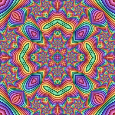 Çok renkli, kusursuz, soyut, şenlikli pastel desenler. Döşeme etnik desen. Geometrik kabartmalı mozaik. Halı, battaniye, telefon, yatak örtüsü, kumaş, seramik fayanslar, vitray, duvar kağıtları için harika.