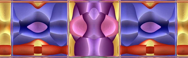 Stiliserad Keramisk Kakel Flerfärgad Mosaikprydnad Utmärkt Modernt Mönster Bordsartiklar Keramiskt — Stockfoto