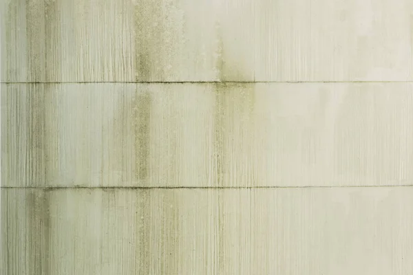 Pared exterior de silo de metal pintado blanco y sucio horizontal — Foto de Stock