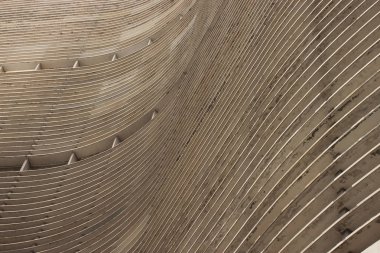 Binanın beton cephe detay