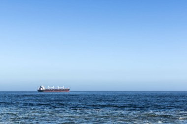Kargo gemisi vina del mar denizde