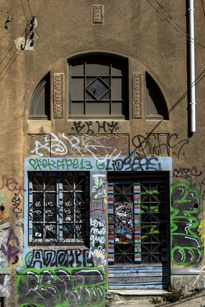 Cephe Valparaiso hills, graffiti ile
