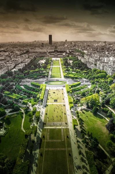 Vista de París desde la Torre Eiffel — Foto de Stock