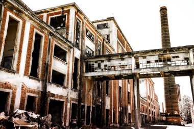 eski terk edilmiş fabrika