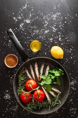 ızgara balık hazırlanması