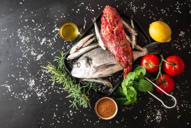 ızgara balık hazırlanması