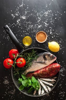 ızgara balık hazırlanması