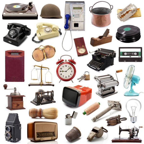 original great vintage objects collection