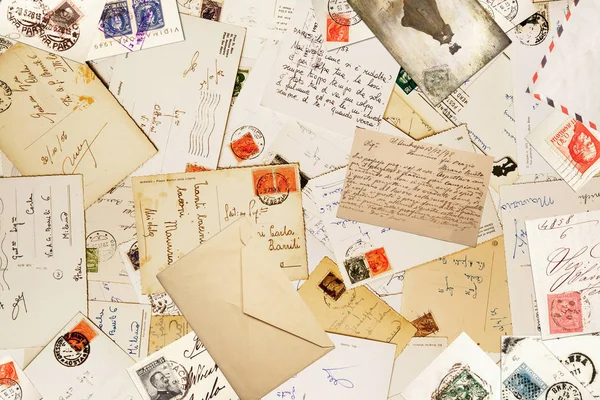 Vintage kağıt correspondance arka planı için