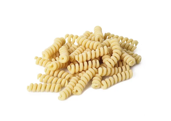 Italiensk pasta på vit bakgrund — Stockfoto