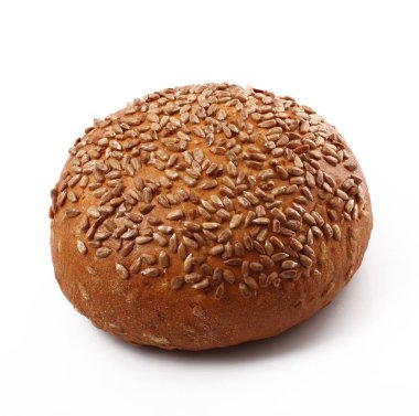 ekmek beyaz arkaplanda