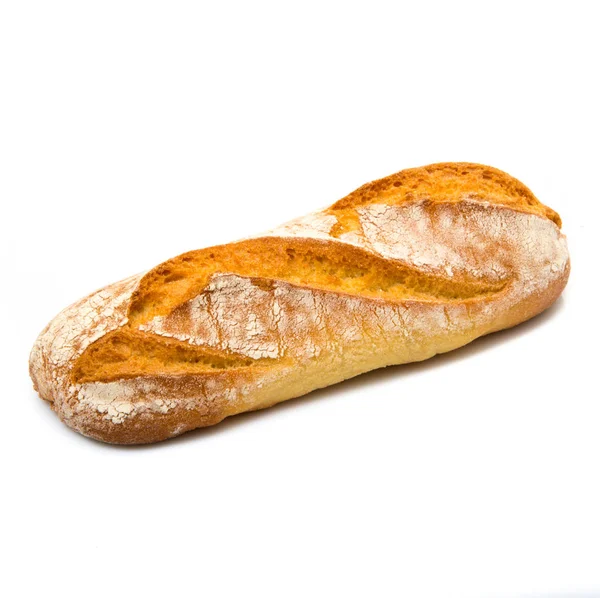 Brød på hvid baggrund - Stock-foto