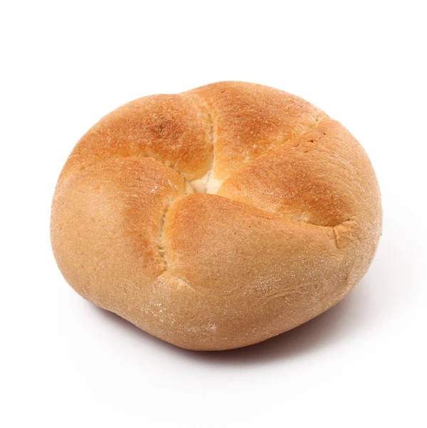 흰 배경의 빵 — 스톡 사진