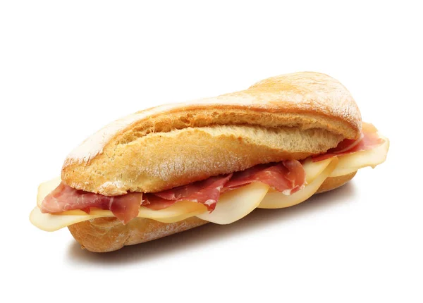 햄 과 치즈를 곁들인 샌드위치 — 스톡 사진