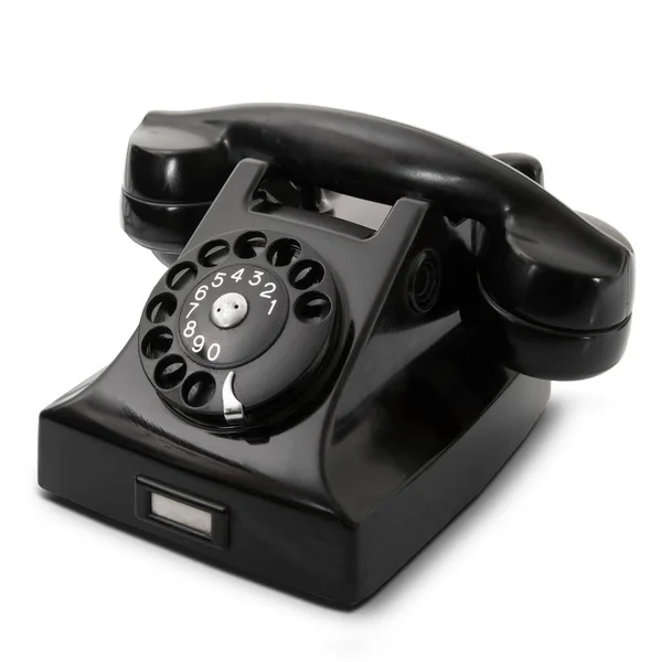 Παρωχημένες τηλέφωνο σε λευκό φόντο — Φωτογραφία Αρχείου