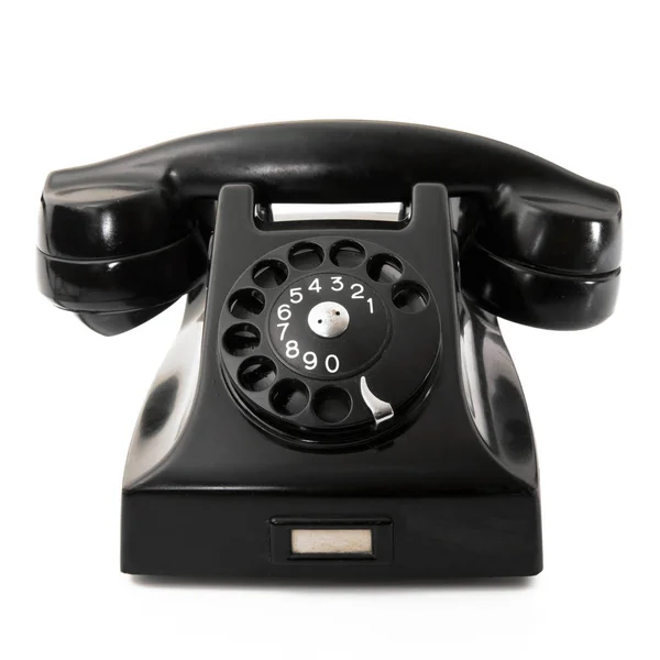 Telefono obsoleto su sfondo bianco — Foto Stock
