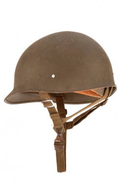 Beyaz arka plan üzerinde kask