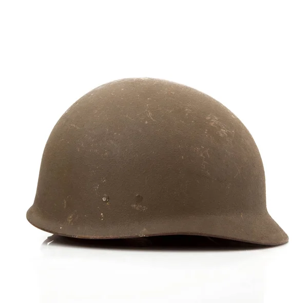 Helm auf weißem Hintergrund — Stockfoto