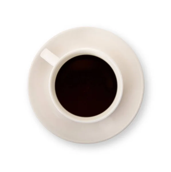 Italienischer Kaffee auf weißem Hintergrund — Stockfoto