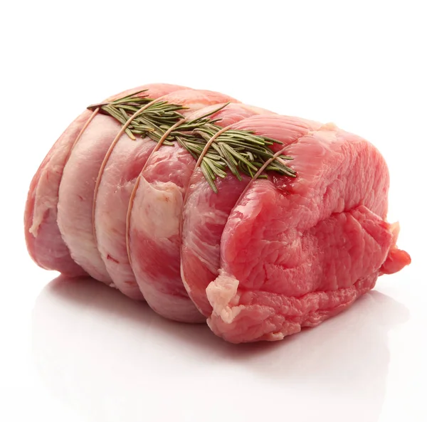 Meat on white backgrouind — Stock Photo, Image