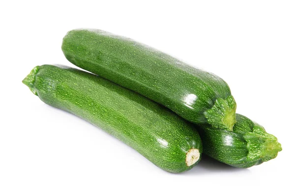 Verse courgette op witte achtergrond — Stockfoto