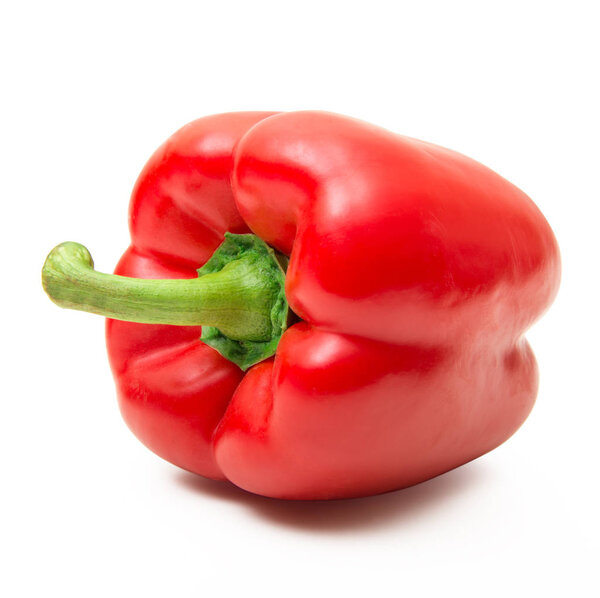 Перец на белом фоне