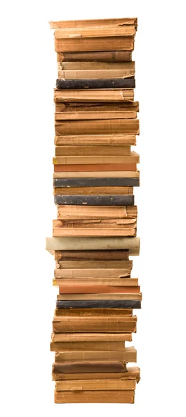 Stack of  books in white background — Stock Photo, Image