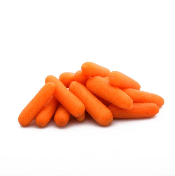 白色背景的胡萝卜 — 图库照片