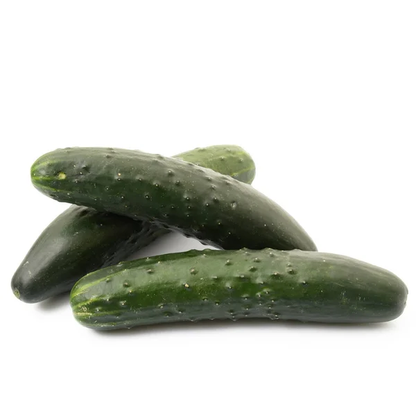 Cucumbers on white background — Stock Photo, Image