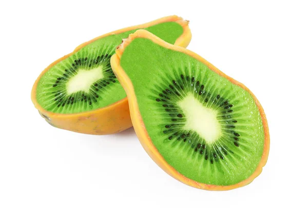 Fruta ibrida papaia-kiwi — Fotografia de Stock