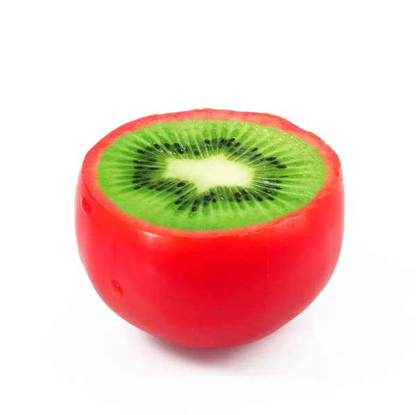 Fruto vegetal ibrido tomate-quivi — Fotografia de Stock