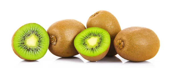 Kiwi sobre fundo branco — Fotografia de Stock