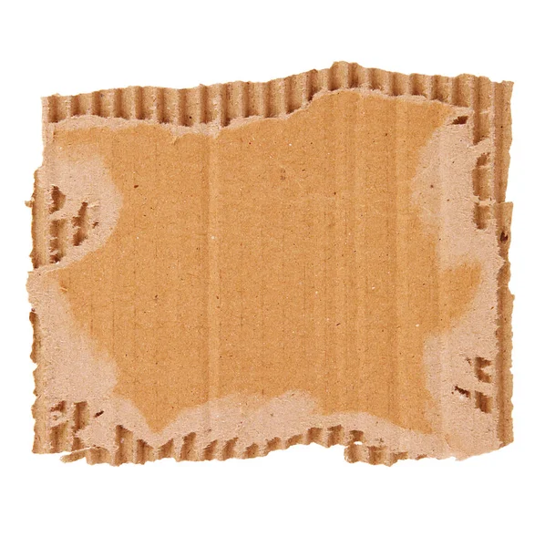 Cardboard for recycle on white background — Stock Photo, Image