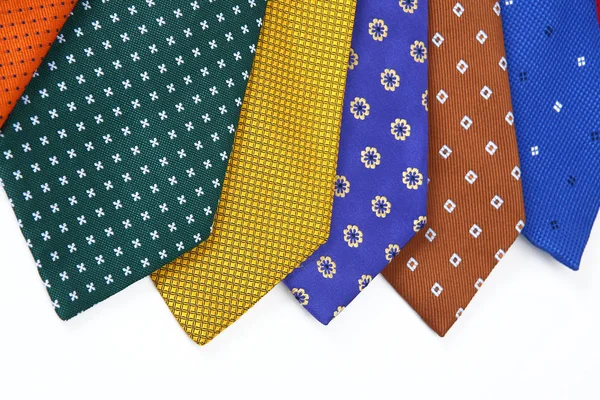 Silk tie in white background — Stock Photo, Image