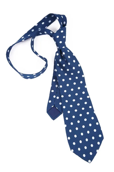 Selyem nyakkendő, fehér háttér — Stock Fotó