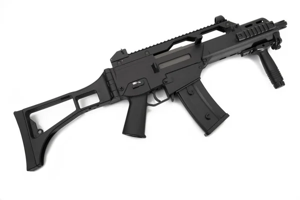 Submachine gun in white background — Stock Photo, Image
