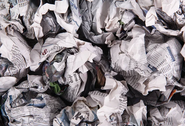 Newspapers folded to form a background — Stock Photo, Image