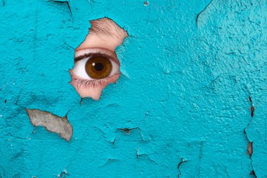 Bir duvardan casusluk göz