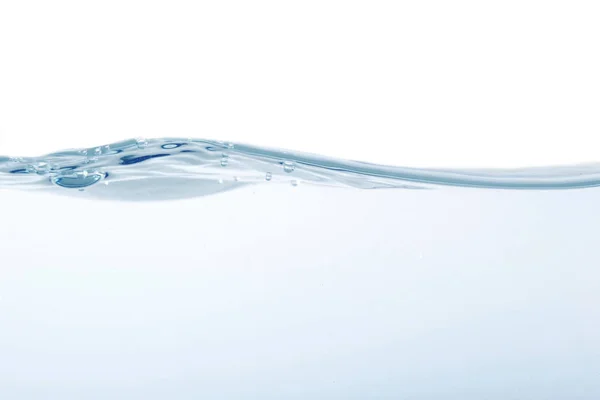 Брызги воды на белом фоне — стоковое фото